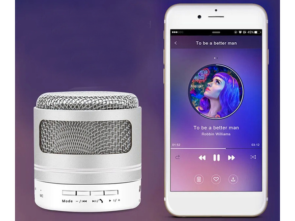 Bluetooth mini bezdrôtové mp3 rádio fm usb microsd connector