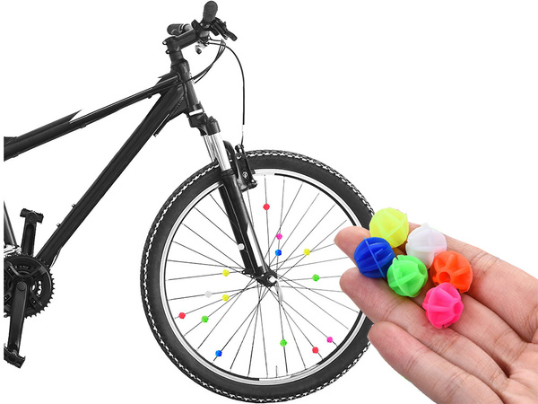 Boules de couleur billes decoratives vélo 36pcs