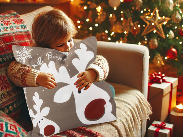 Funda de cojín de navidad 45x45 para navidad