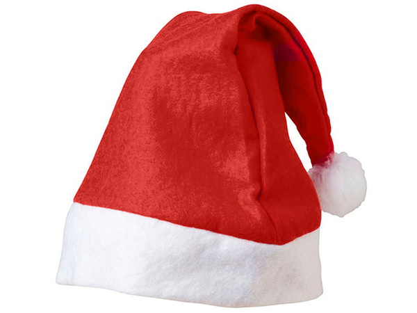 Santa klobúk s bambulou kostým kostým