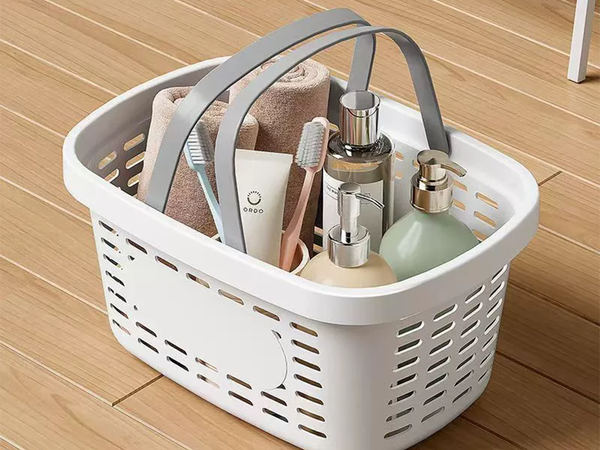 Cestilla cestilla cestilla organizador de baño para cosméticos pinzas asa