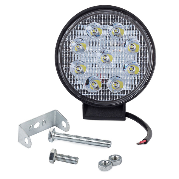 Halogenska delovna svetilka okrogla 9 vodila 27w searchlight