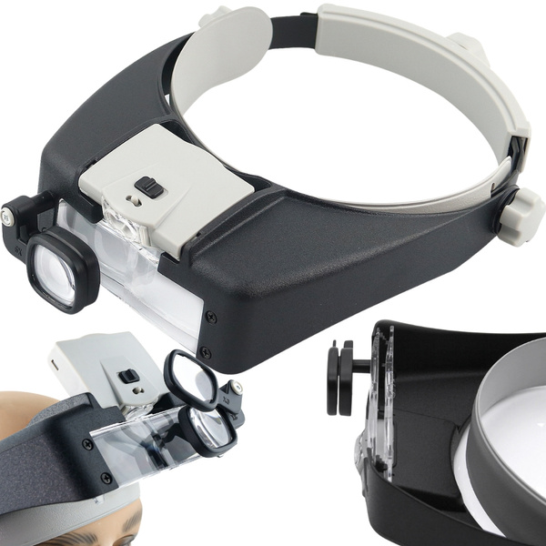 Priekšējais lukturis 2 led precision glasses 1.5x 17x