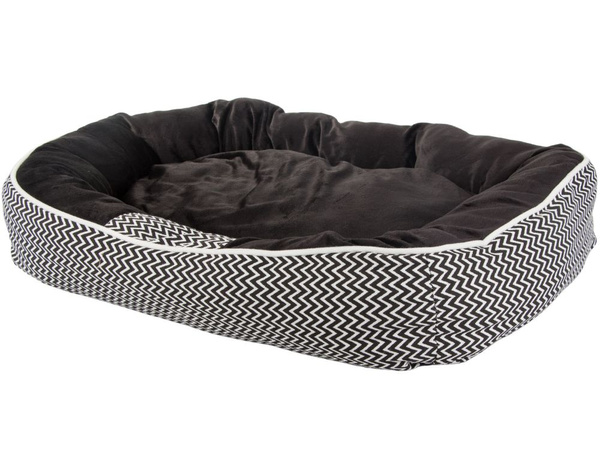 Hundebett weiches bequemes flauschiges plüschbett mit kissen