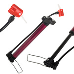 Aluminium bicycle foot pump with hose light hand pump