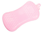 Silicone back brush body massager