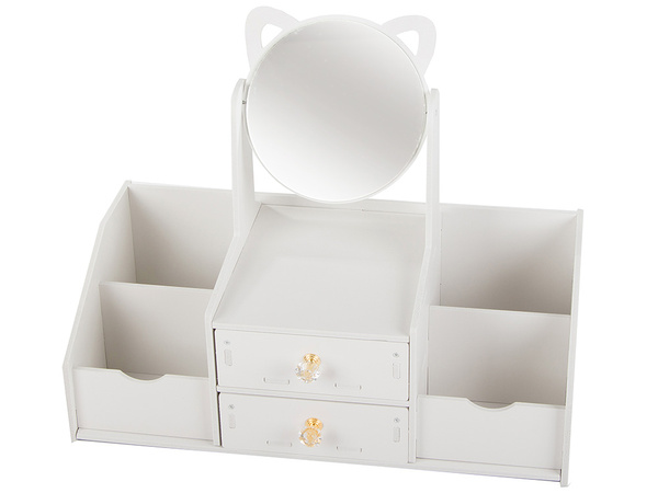 Cosmetics organiser mirror dressing table dressing table