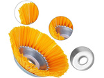 Cutting brush for cobblestone cleaning nylon brush 200mm