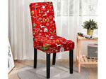 Housse de chaise de noël élastique universel décoratif michael