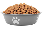 Dog cat food water bowl metal anti-slip pot large 700ml
