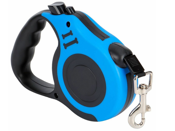 Lanyard automatic pentru câini blocare powerful lightweight coil 5m 15kg