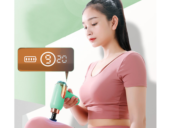 Mini massage gun powerful massage gun portable + 4 tips