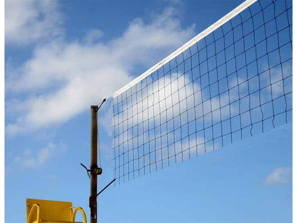 Tinklinio tinklas 9,5x1 m su virve ir paplūdimio sporto krepšiu