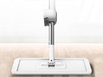 Mopa plana con limpiador de mano 125 cm plegable ancha mircofibra
