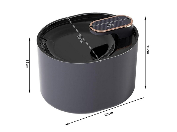 Automatic cat waterer dog water fountain filters water bowl