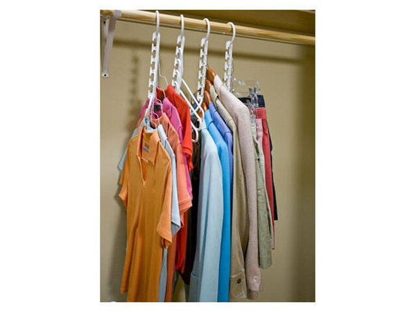 Wardrobe organiser for clothes hangers 8 pcs