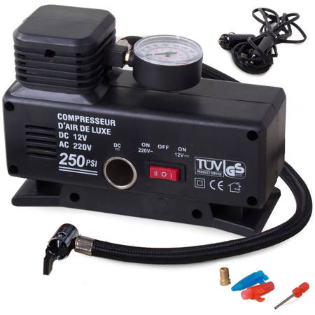 Car compressor pump 230v 12v 250 psi