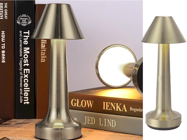 Guļamistabas galda nakts apgaismojums pieskārienu lampa 3 soļu bezvadu