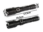 Tactical torch bailong led xhp99 zoom strong