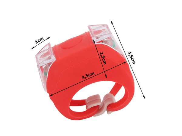Luces led bicicleta delantera trasera 2 uds