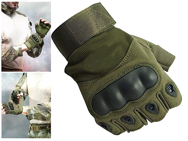 Gants tactiques sans doigts survie militaire xl