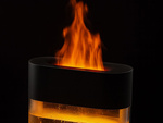 Air humidifier led fireplace with flame effect aromatherapy usb remote control