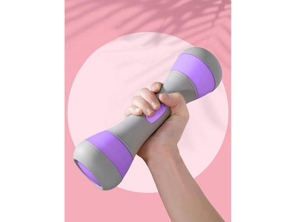 Mancuernas fitness regulables 2 x 2 kg juego de 2 piezas peso regulable