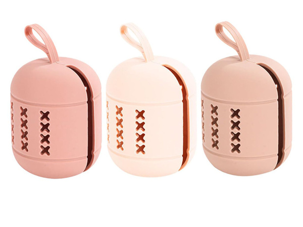 Make-up-schwammhalter aus silikon für hängende kosmetikbehälter