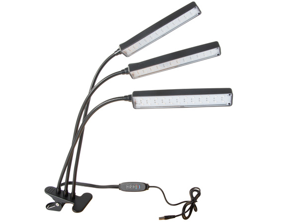 Viedol rastlina lampa usb rast panel rast svetlo časovač klip na kvety