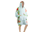 Cald avocado hanorac oversize pătură xxl 2in1 gros faux blană moale cu glugă