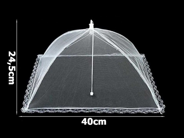 Moskitonetz abdeckung lebensmittel obst grill insektenschutz 40cm