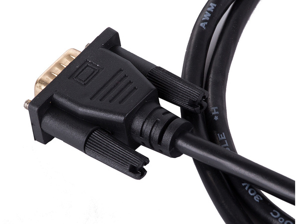 Kábel vga - hdmi 2m zlaté full hd konektory d-sub kábel