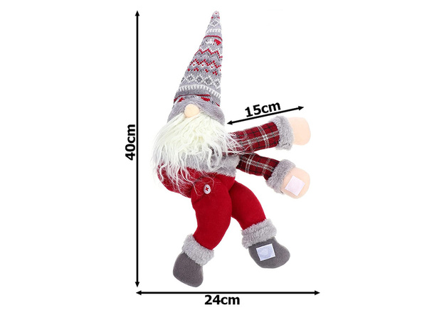 Weihnachtszwerg zwerg vorhang klettverschluss