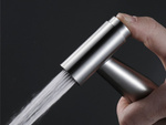 Bidet-handbrause mit druckknopf aus metall für die bidet-toilette