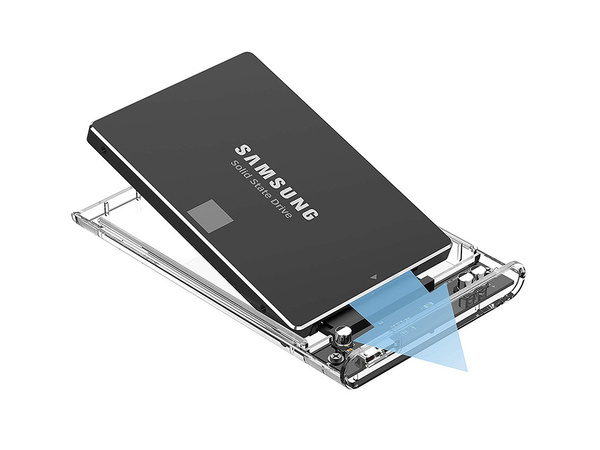 2,5'' ssd hdd korpuss usb 3.0 sata kabatā