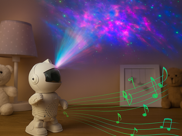 Sternenprojektor astronaut nachtlicht projektor für kinder weltraum musik