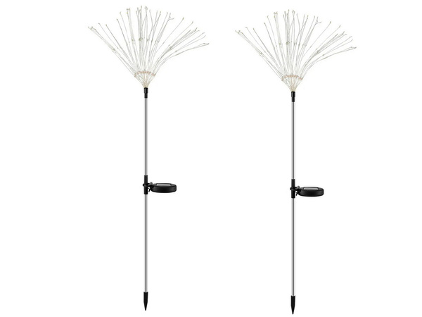 LAMPA SOLARNA OGRODOWA LED DMUCHAWIEC FAJERWERK NA SZPIKULCU DO OGRODU