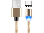 Magneetilaadimiskaabel 3w1 micro typ-c usb lightning 1m