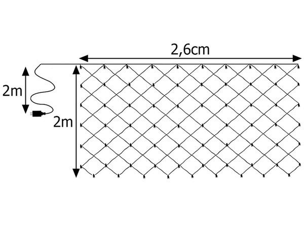 Valguskuvar 160led jõulutuled usb pilot valge valge 2x2.6m