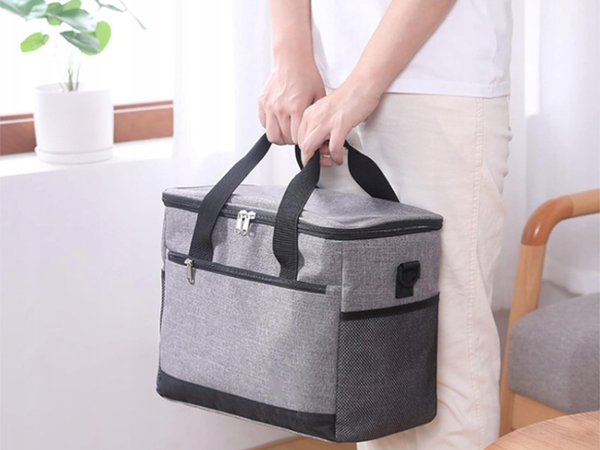 Thermal bag lunch box picnic food for the beach for drinking fridge 16l