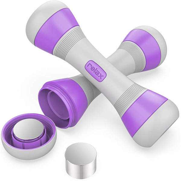 Mancuernas fitness regulables 2 x 2 kg juego de 2 piezas peso regulable