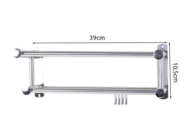 Stenska polica za tuširanje v kopalnici