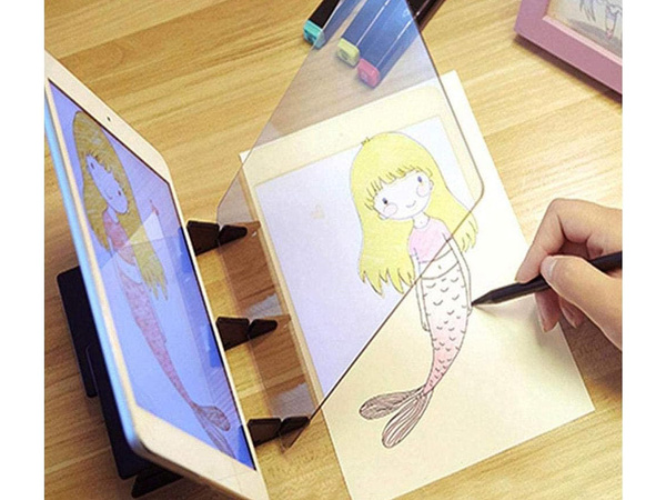 Optiskais zīmējums skiču burtnīca zīmēšanas projektors rasēšanas papīrs zīmēšana no tālruņa