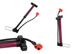 Aluminium bicycle foot pump with hose light hand pump