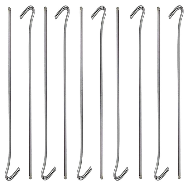 Tent piles anchor pigs steel 31cm 10pcs hook &amp; loop pins