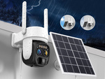 Solárna kamera wifi ip vonkajšia otočná kamera wifi zoom detektor pohybu ip66