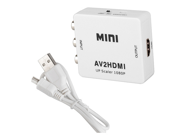 Av adapter rca cinch to hdmi audio rca 1080p cvbs konverter kábel