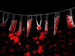 Halloween girland 2m task tools tasked halloween dekoráció