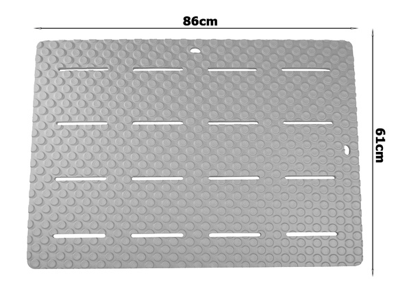 Storas antivibracinis kilimėlis 60x85 cm po skalbimo mašina 2cm