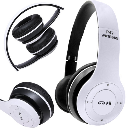 Słuchawki bezprzewodowe p47 bluetooth mikrofon mp3